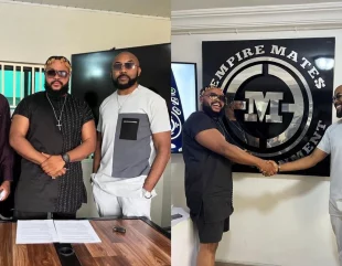 Reactions as Banky W signs Whitemoney to his record label, EME