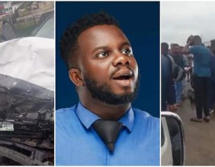 BREAKING: Sabinus crashes recently acquired Benz, escapes death (Video)