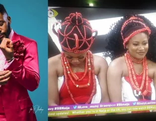 “Edo triplets don scatter?” – Ebuka reacts as Racheal and Chichi clash over showmax movie date