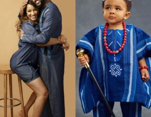 Banky W Shares Photos of His Son’s Face For The First Time