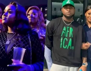 Chioma rocks 30BG chain during Davido’s performance at a show (Video)