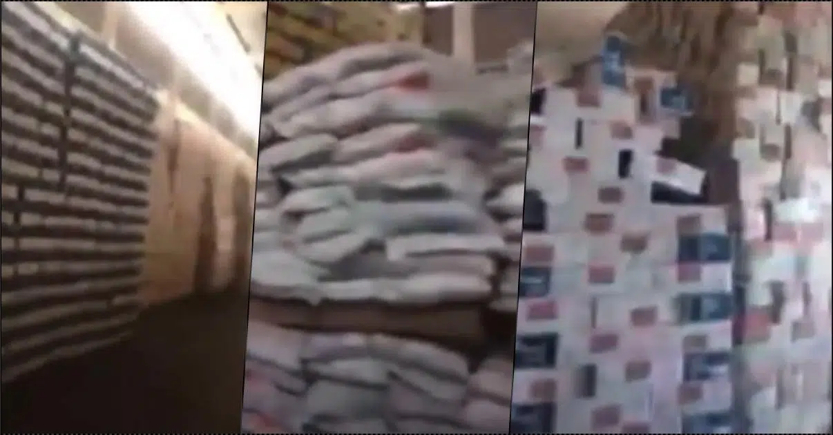 Palliative warehouse found in Osun state two years after COVID lockdown (Video)