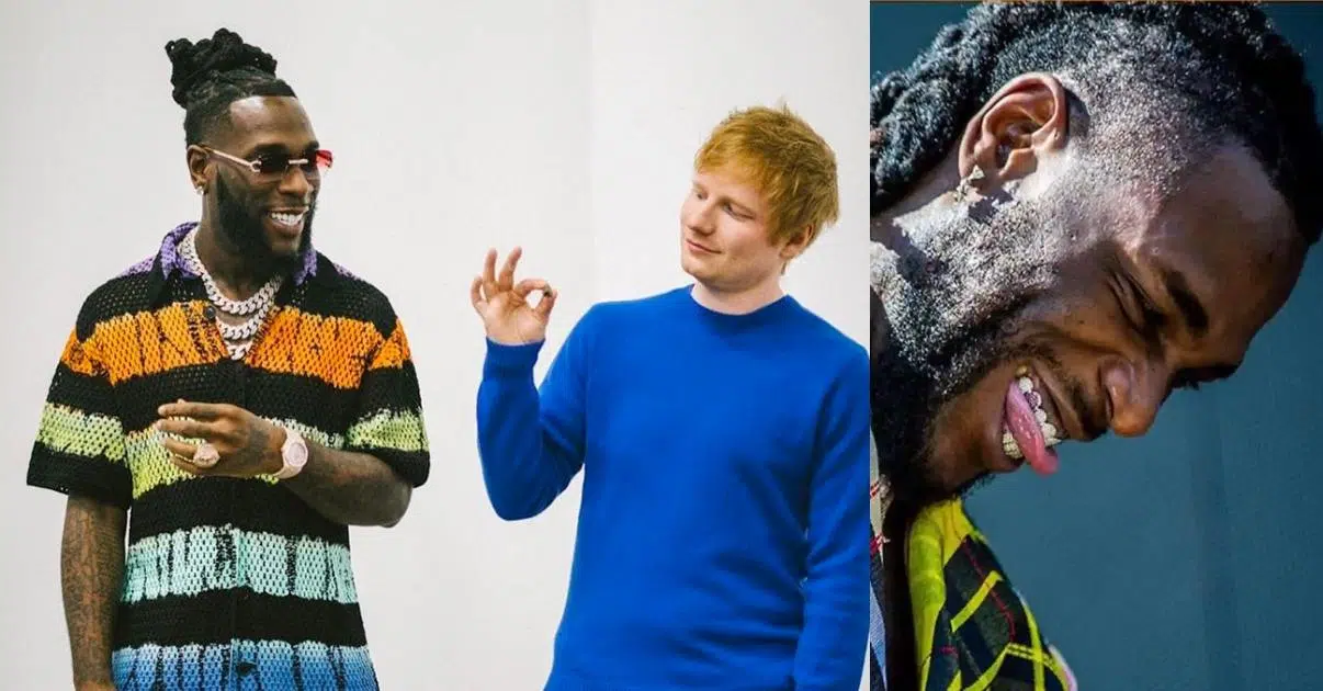 Burna Boy declares love for Ed Sheeran(Video)