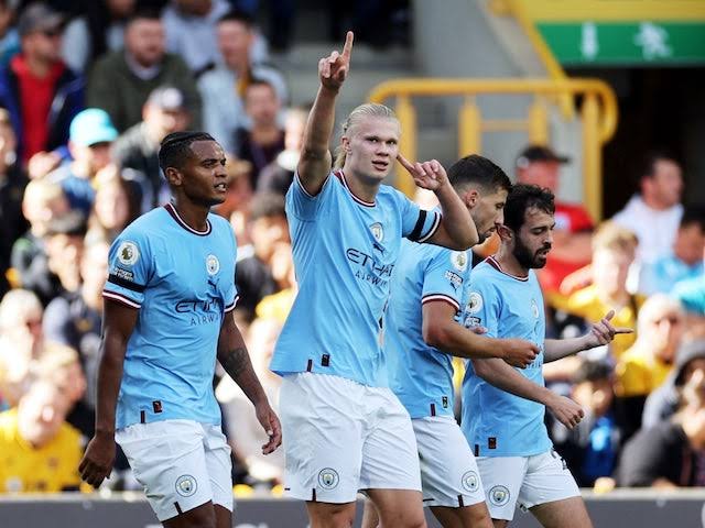 “Tell Haaland say we beg am”-Reactions as City defeat Wolves 3-0