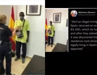 Illegal immigrant reportedly deported after returning N3.5 million he found on the street of Spain