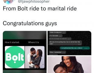 From Bolt ride to Marital ride