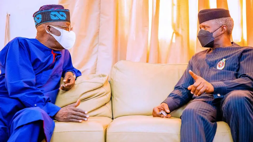 Tinubu Meets Osinbajo In Aso Rock Villa (Photos)