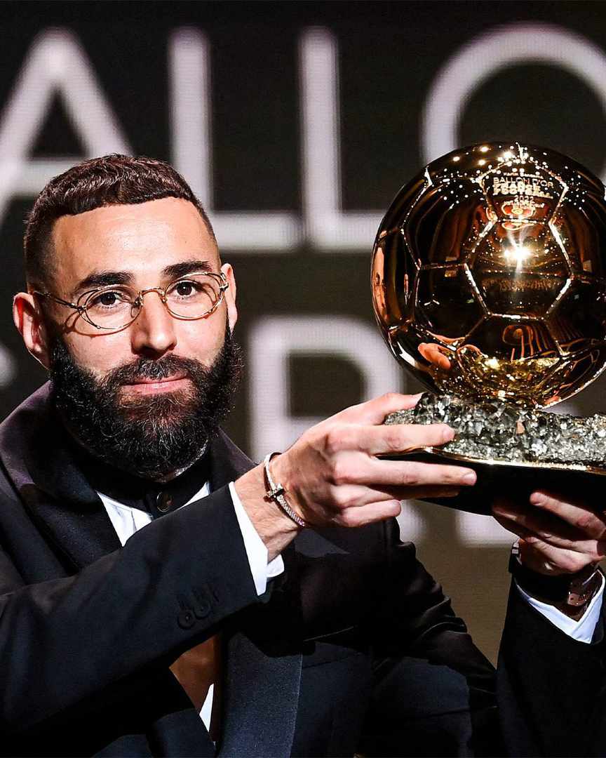 “Well Deserved”-Karim Benzema crowned Ballon d’Or winner after a successful season with Real Madrid.