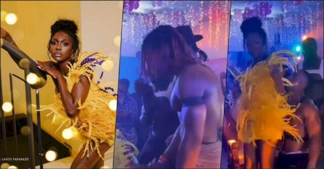 Male strippers serenade Beverly Osu at 30th birthday party (Video)