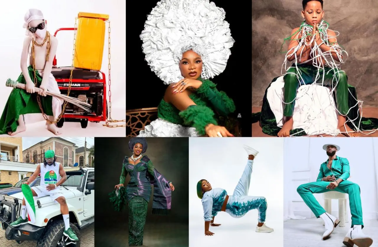 See how Nigerian Celebrities celebrated Nigeria’s independence today