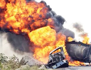 10 Deaths recorded In Fresh Lagos-Ibadan Expressway Tanker Explosion