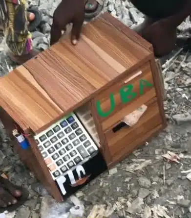 Talented boy leaves many impressed as he displays small ATM he built (Video)