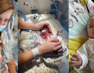 Baby born weighing less than a loaf of bread finally goes home after spending five months in a hospital