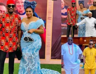 First photos from Peggy Ovire and Frederick Leonard’s traditional marriage