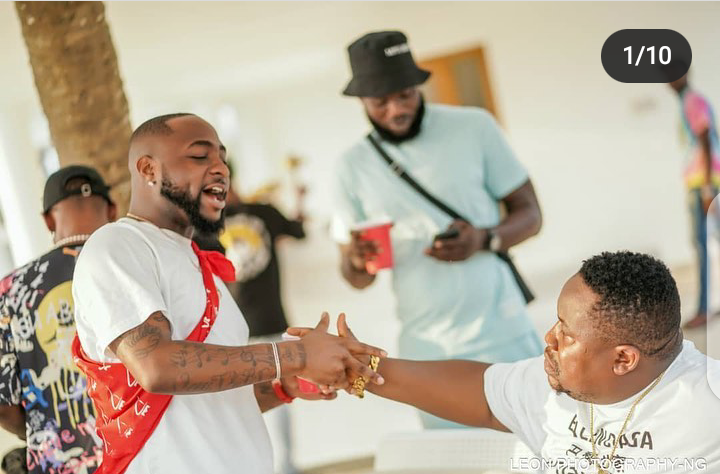 Cubana Chief Priest celebrates Davido ahead of his 30th birthday (Video)