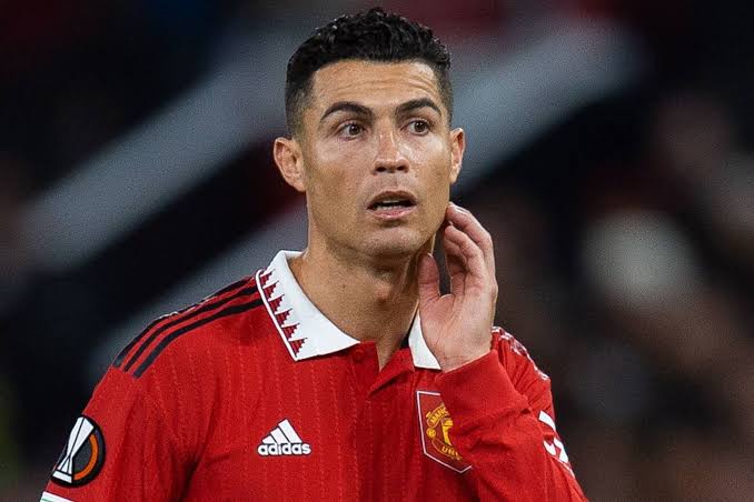 Manchester United have removed a mural containing Cristiano Ronaldo’s Image from Old Trafford