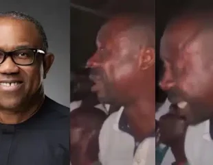 “We have suffered a lot, deliver us” — Man tears up at Peter Obi’s rally (Video)