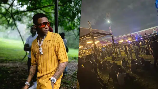 “Worst music concert ever; he should be arrested” — Ghanaians fume over Wizkid’s absence at his show