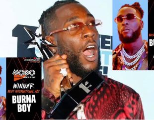 Burna Boy wins immensely at MOBO 2022 Awards