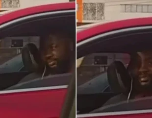 “She don see fine Benz” – Reactions as Nigerian lady shoots her shot at man in traffic (Video)