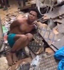 Traders Call For Help After A Young Guy ‘Ran Mad’ At Tejuosho Market In Lagos (Video)