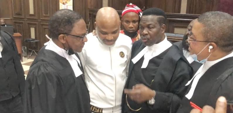 Nnamdi Kanu may die in prison if he his not attended to soon, lawyers say
