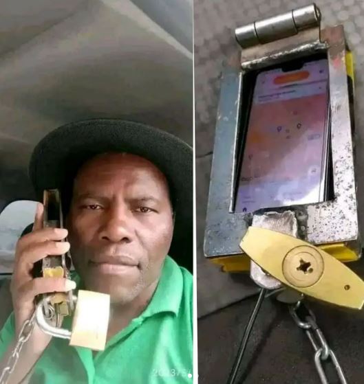 Nigerian Man Unveils Innovative Solution to Safeguard His Phone (Photos)