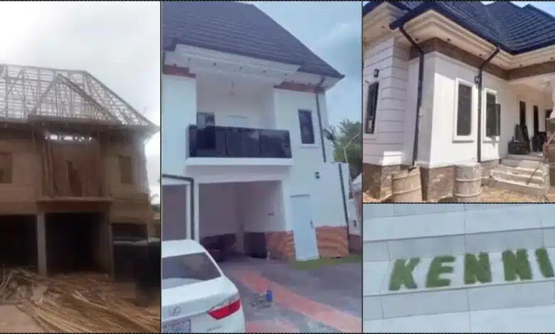 18-year old Teenager shows off his new house (Video)