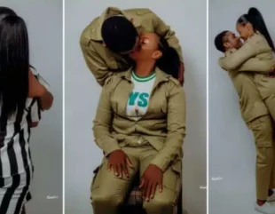 NYSC Corps Members’ Pre-Wedding Photoshoot Takes the Internet by Storm