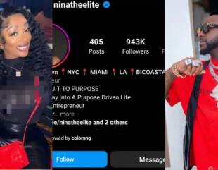 Anita Brown’s Instagram followers skyrocket to over 400K in just 4 days following her claim of Davido’s alleged paternity