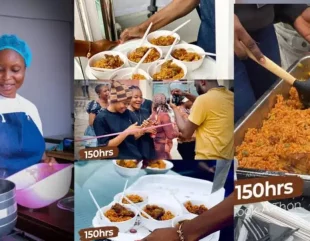 Ondo Resident, Chef Deo, Live Streams 150-Hour Cook-a-Thon, Surpassing 41 Hours and Still Going (Video)