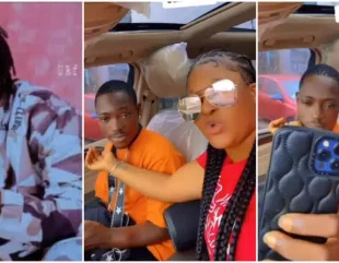 “Power of money” – Reactions as DJ Chicken flaunts his pretty girlfriend (Video)