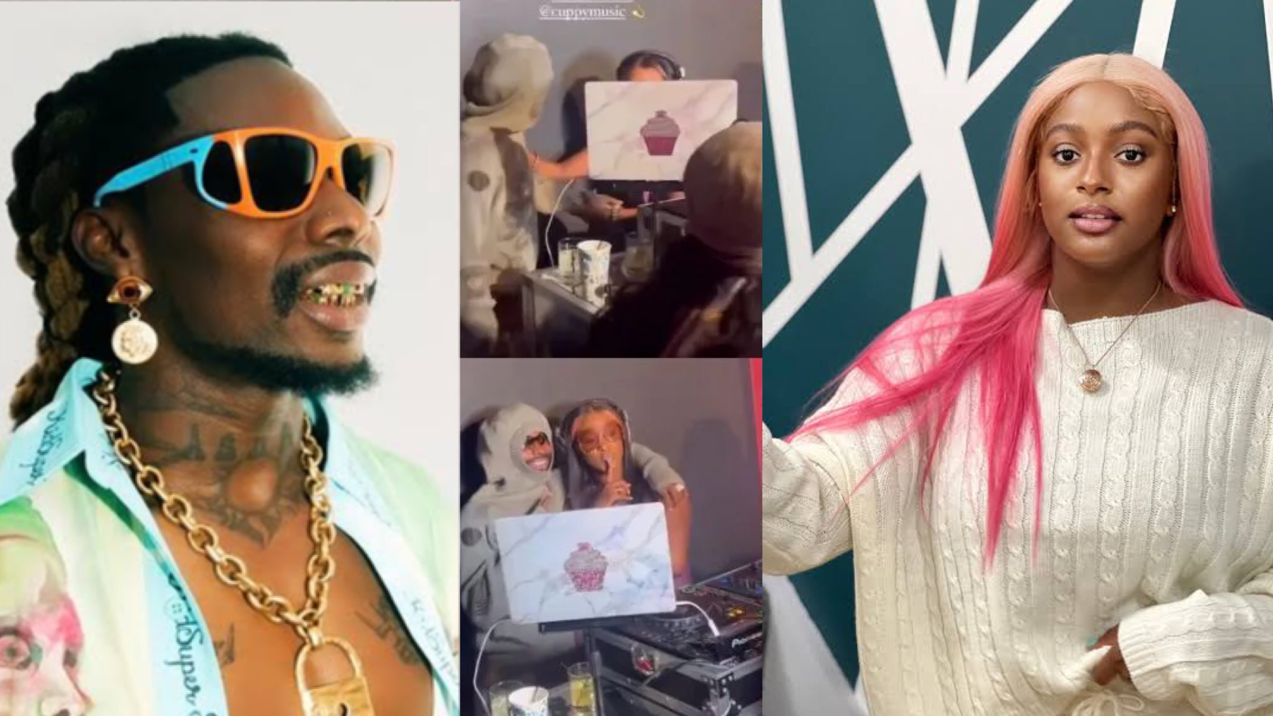 DJ Cuppy meets Asake for the first time (Video)