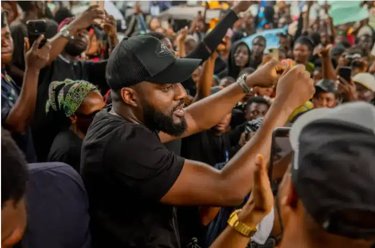 Oyo Assembly Speaker Joins Ibadan Protest, Offers Guidance to Nigerian Police on Mohbad’s Demise