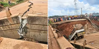 Enugu bridge collapses