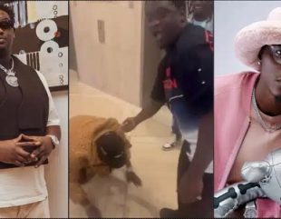 Spyro Prostrates As He Meets Wande Coal, Nigerians React (Video)