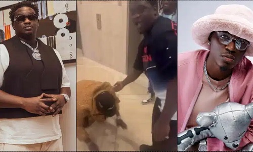 Spyro Prostrates As He Meets Wande Coal, Nigerians React (Video)