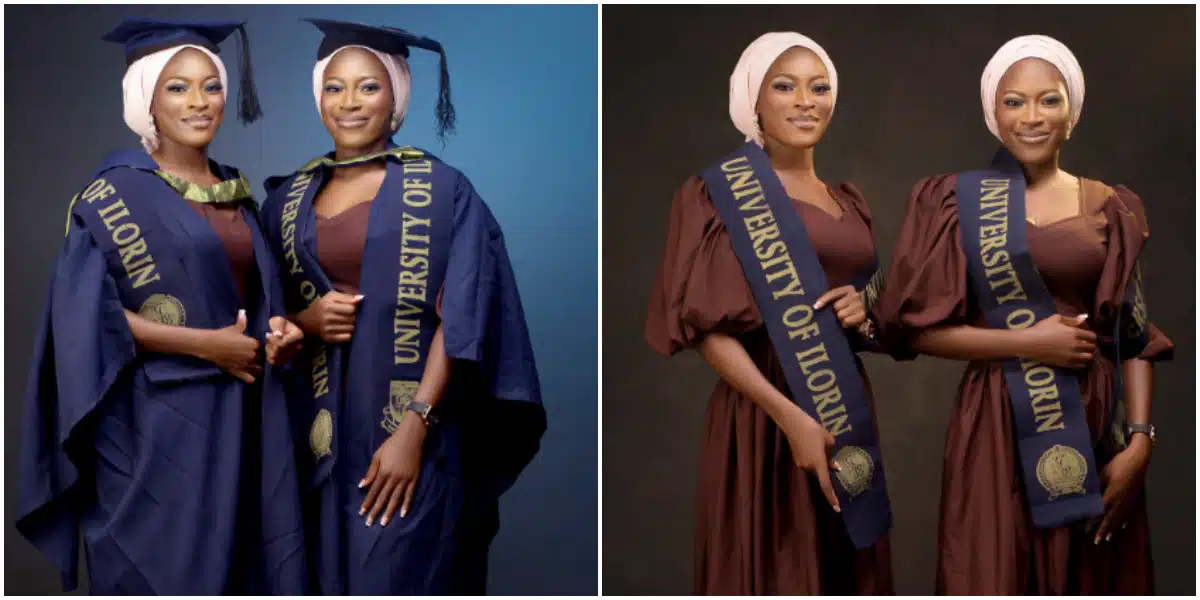 Double Achievement: Twin Sisters Stun Many as They Both Bag First-Class Degrees from UNILORIN