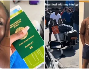 After years of waiting, Nigerian lady exicited as she finally relocates to Canada to reunite with her husband