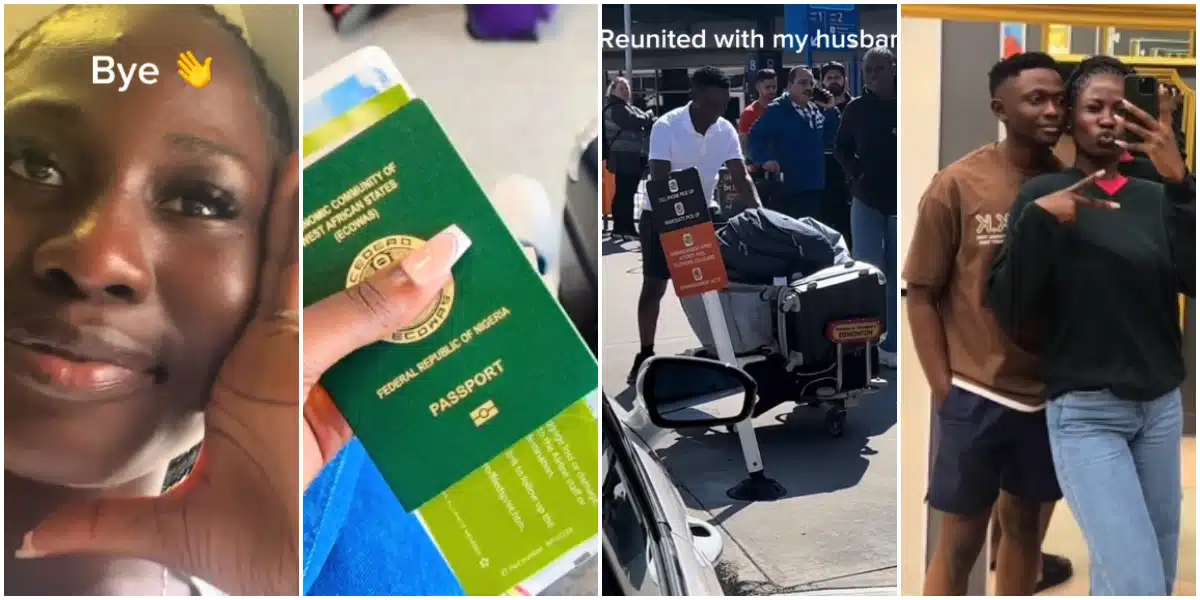 After years of waiting, Nigerian lady exicited as she finally relocates to Canada to reunite with her husband