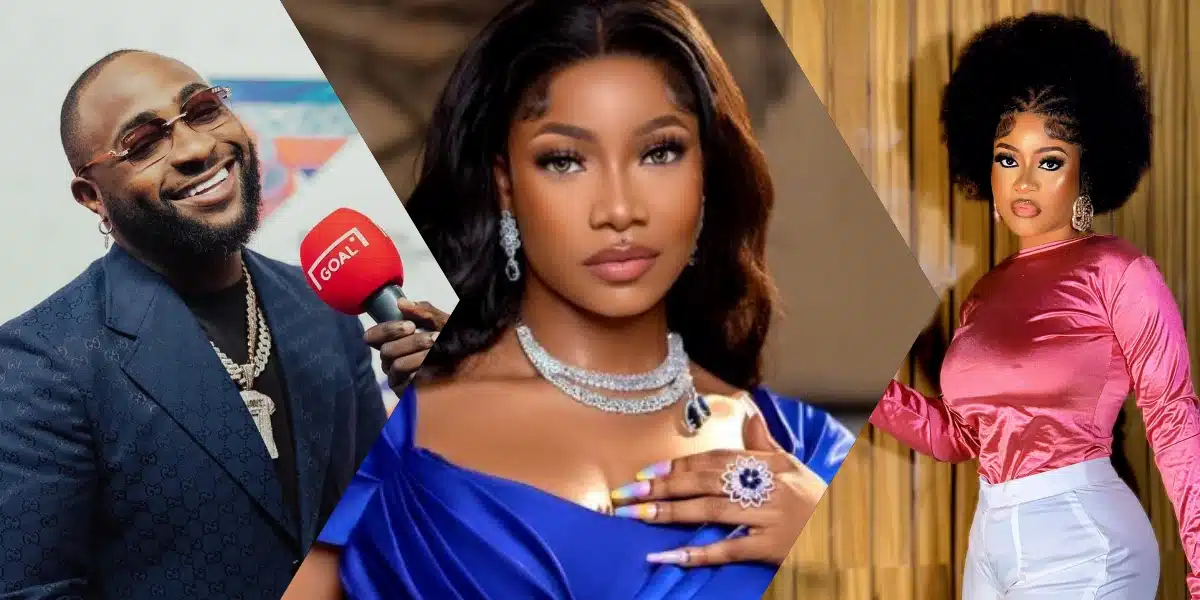 Davido likes a post shading Tacha for having his tattoo on her chest while supporting Phyna