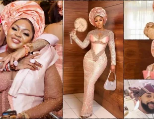 Eniola Badmus, Banky W, and other Celebrities step out in style for Wizkid’s mother’s burial (Videos)