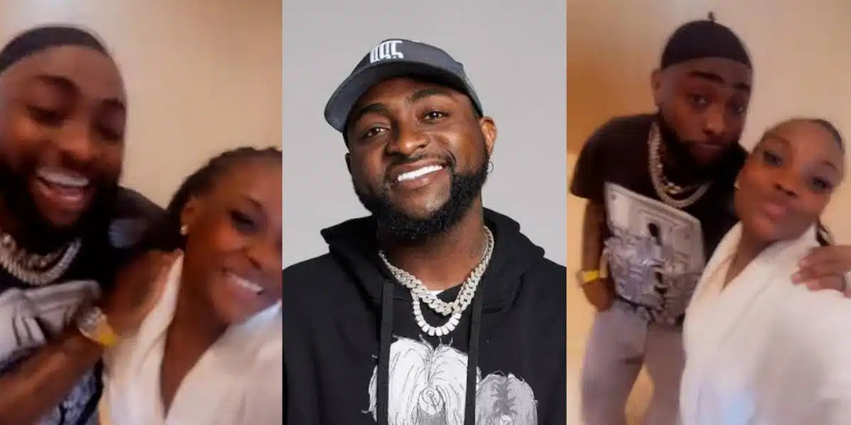 Davido hugs and sings to Ilebaye, fans react