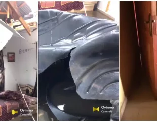 Nigerian Man Shares Video of Water Tank Crashing into His Bedroom, Flooding the Entire Apartment