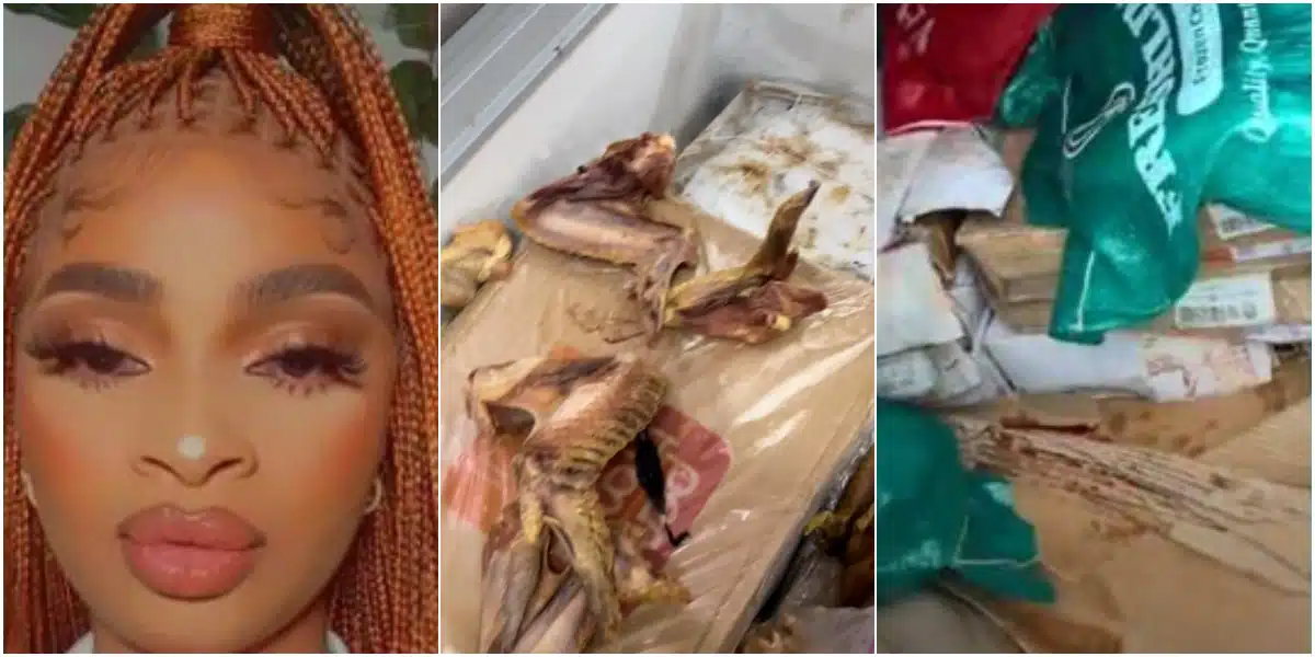 Woman Selling Frozen Food Laments Loss of Over 300k Amid Power Outage, Shares Heartbreaking Video of Spoiled Goods