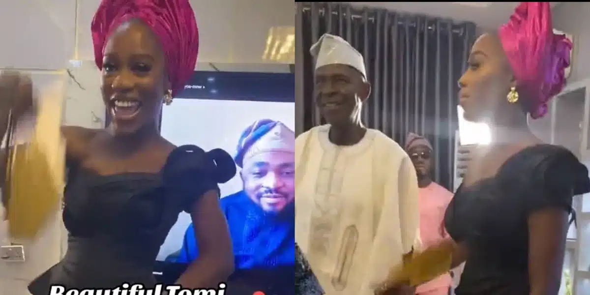 Digital Celebration: Stunning Yoruba Lady Conducts Wedding Introduction Online