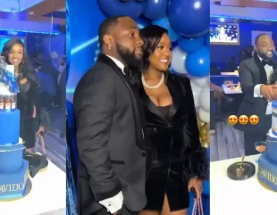 Davido and Chioma Mark His 31st Birthday with a Spectacular Cake Celebration