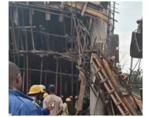 Construction Worker Miraculously Rescued as Building Collapses in Abuja