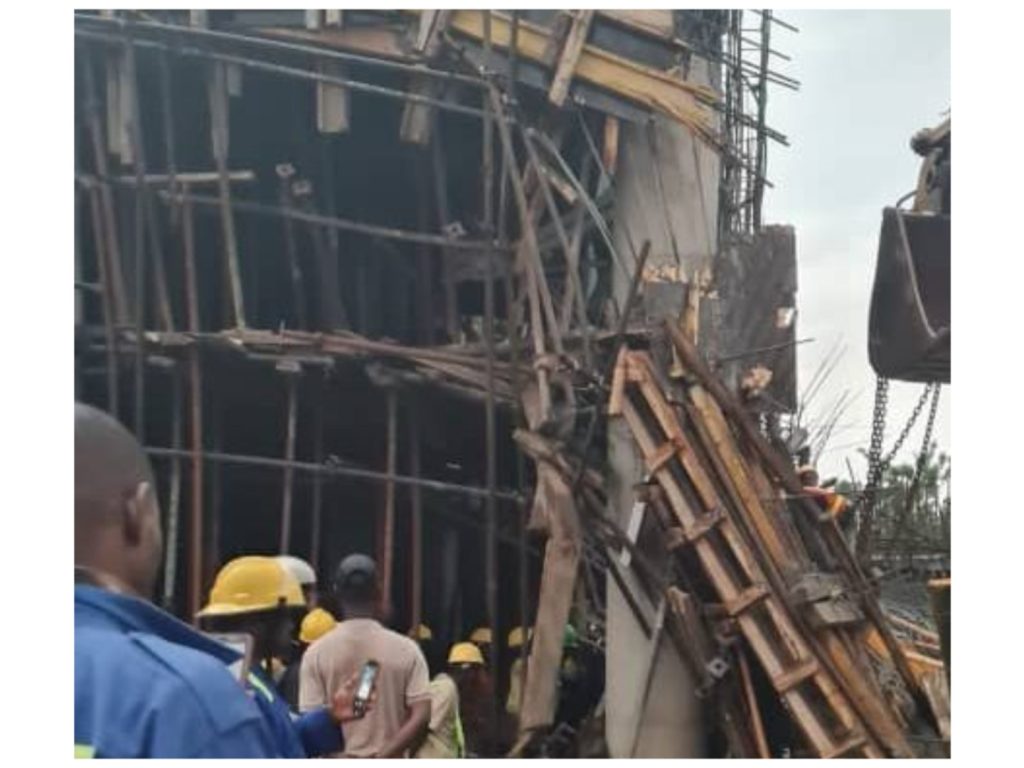 Construction Worker Miraculously Rescued as Building Collapses in Abuja