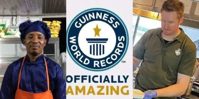 Tope Maggie, Nigerian Chef, Allegedly Breaks Irish Chef Alan Fisher’s 119-Hour and 57-Minute Guinness World Record